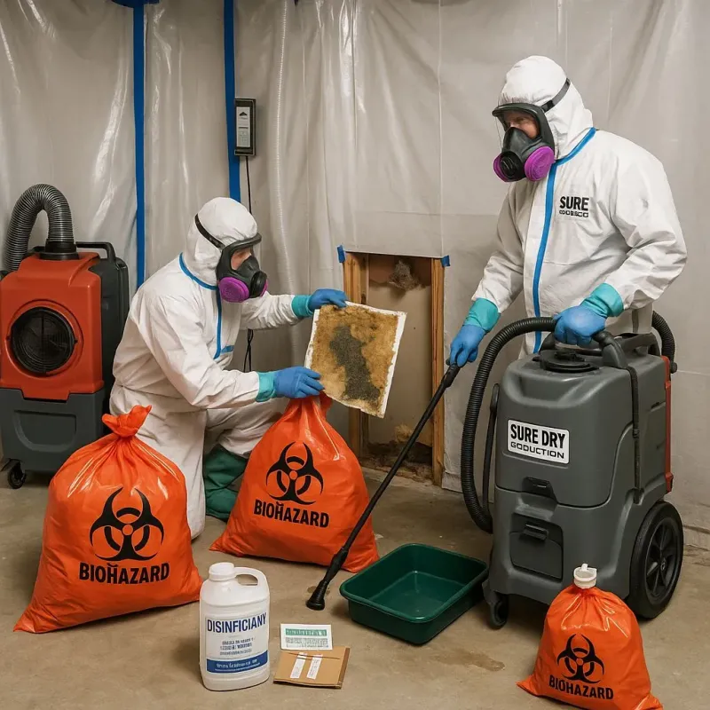 Contaminated Water Handling Protocols process in Sherman County, KS